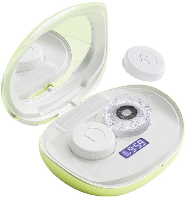 셀루미 4모션 음파 진동 3세대 렌즈 세척기, 올리브 그린, 1개