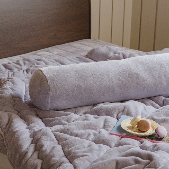 아망떼 소울메이트 장모 극세사 바디필로우 커버, 라일락