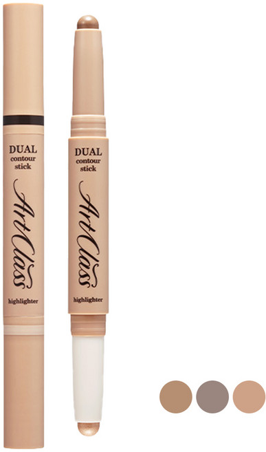 투쿨포스쿨 아트클래스 듀얼 컨투어 스틱, 3호뉴트럴듀오, 1개