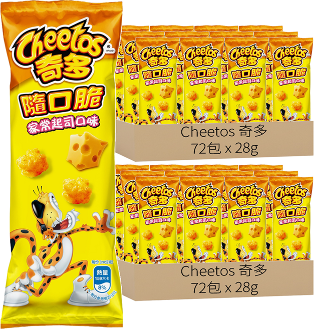 Cheetos 奇多 隨口脆 家常起司, 144包, 28g