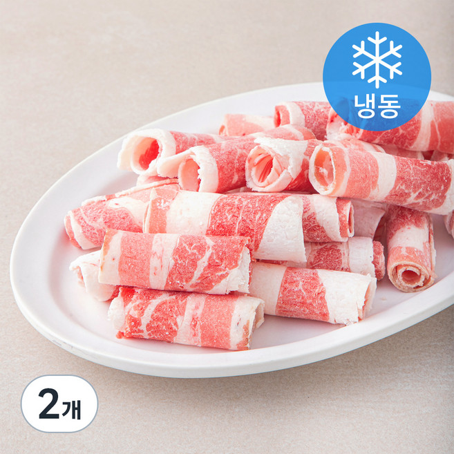 곰곰 대패 우삼겹 (냉동), 500g, 2개