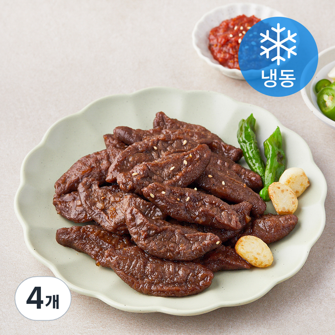 쏘이마루 채식 양념갈비살 (냉동), 250g, 4개