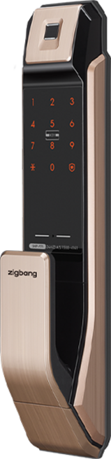 zigbang 推拉式附把手指紋電子鎖, SHP-P71, 顧客自行安裝