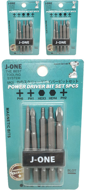 제이원 전동 드라이버 비트 5종 세트, 3세트