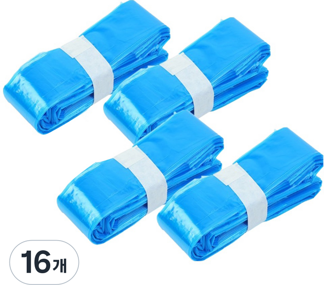 리터락커 호환 다용도 리필용 에어씰 배변 봉투, 블루, 16개, 1개입