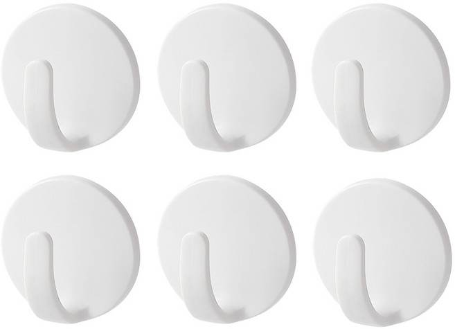 해피위더스 다용도 주방 정리 자석 후크 걸이, 6개