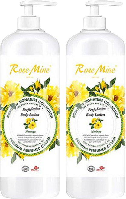 ROSEMINE 香氛身體乳 Moringa, 1L, 2瓶