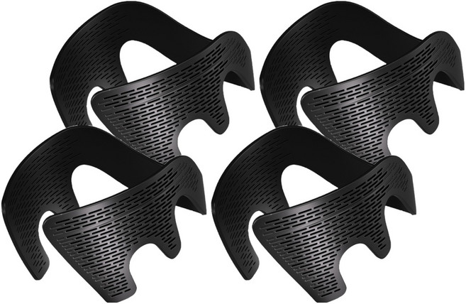 포뷰트 남성용 옆머리 누르기 드롭셋, 블랙, 4개