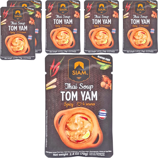 SIAM 冬蔭功湯膏, 70g, 6包