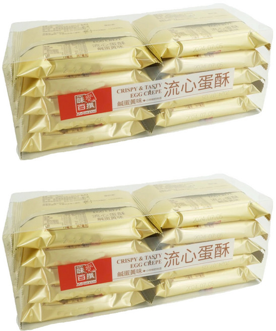 AJI OKASHI 味覺百撰 流心蛋酥 鹹蛋黃味, 200g, 2包