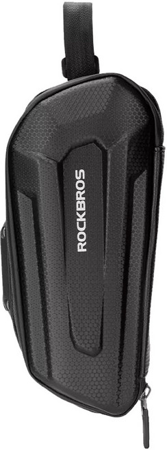 락브로스 자전거 카본패턴 앤 하드 케이스 안장 가방 B69 FREE, 블랙, 1개