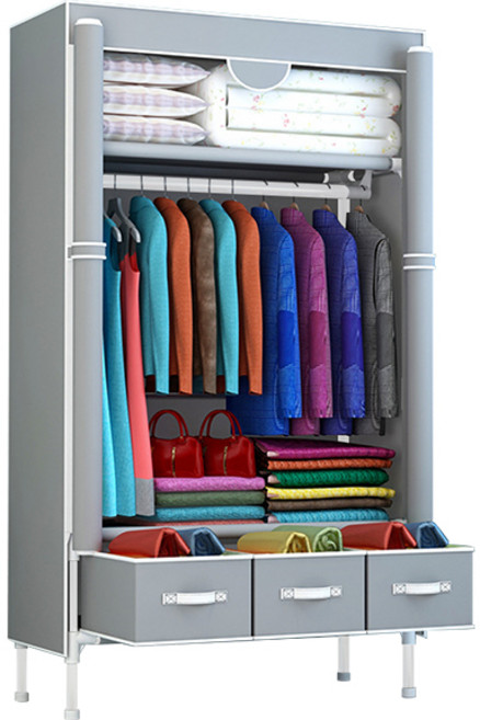 MAME 조립식 비키니 옷장 S, 그레이