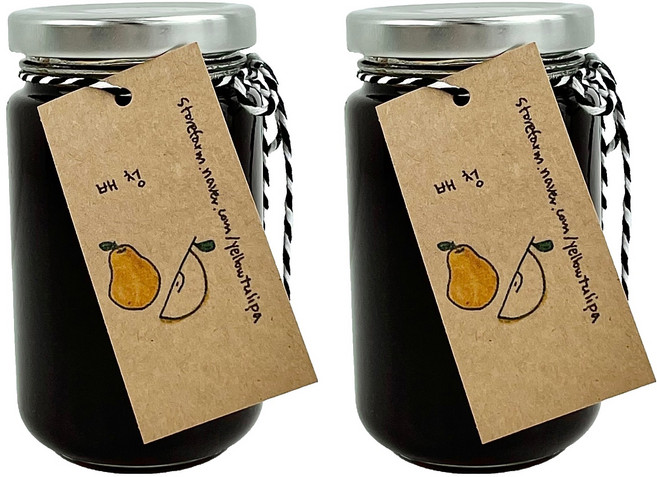 노랑튤립 배청, 250ml, 1개입, 2개