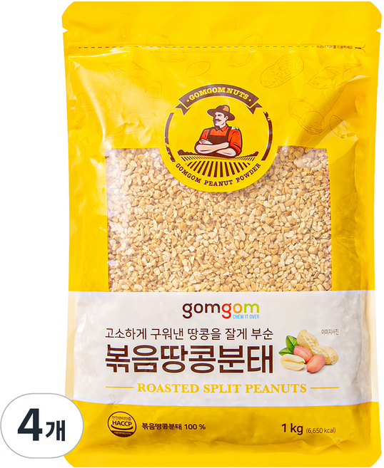 곰곰 볶음 땅콩분태, 1kg, 4개