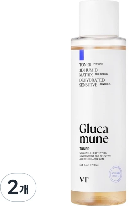 브이티코스메틱 글루카뮨 토너, 200ml, 2개 - 쿠팡