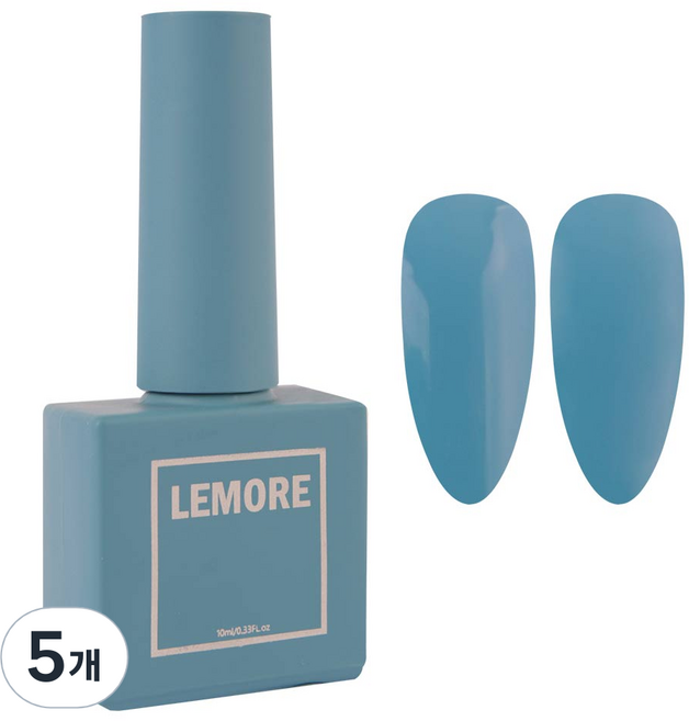 Lemore 彩色凝膠, LG22 雨天, 10ml, 5個