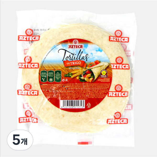 아즈텍카 또띨라스 8인치(8장), 320g, 5개