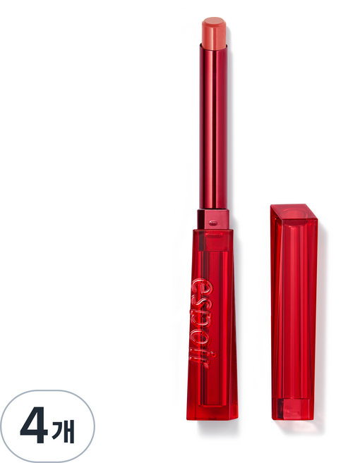 에스쁘아 더슬릭 립스틱 크림매트, 4호 이브, 0.9g, 4개
