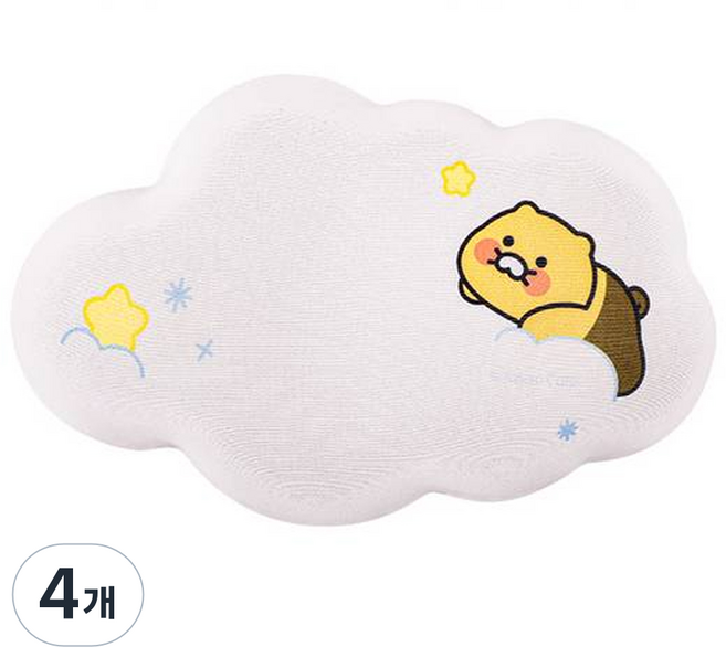 카카오프렌즈 메모리폼 마우스 손목패드 뭉게구름 춘식이, 단품, 4개