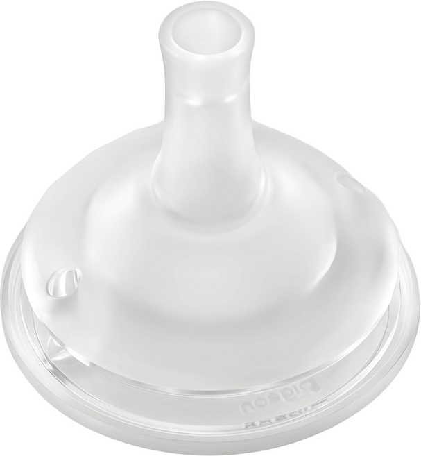 pigeon 貝親 自然離乳矽膠吸嘴, 12個月, 1個