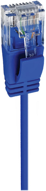 POLYWELL 寶利威爾 CAT6 極細高速網路線 RJ45 福祿克認證 PW15-W58-R010, 藍色, 1m, 1條