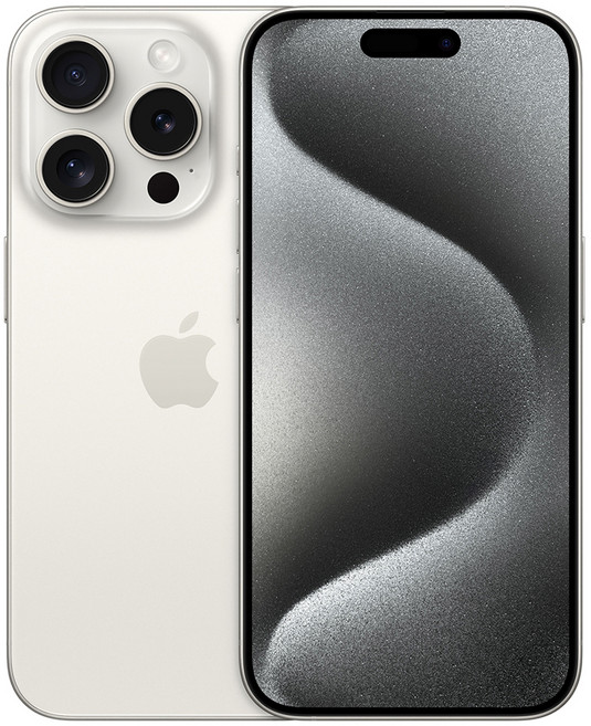 Apple 정품 아이폰 15 Pro 자급제, 화이트티타늄, 512GB