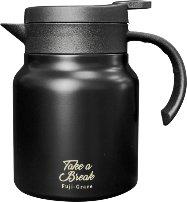 FUJI-GRACE 富士雅麗 304不鏽鋼咖啡保溫壺 fj-946, 1個, 深邃黑, 1L