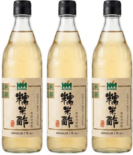 KOKUMORI 穀盛 糯米酢, 600ml, 3瓶