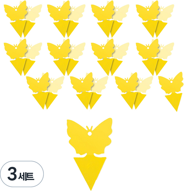 뉴비아 양면 날파리 끈끈이 트랩 24개, 3세트