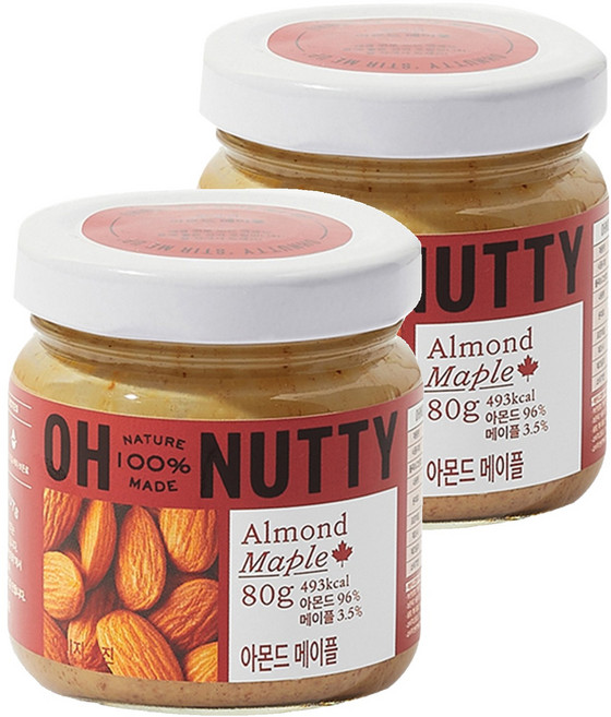 오넛티 아몬드 메이플, 80g, 2개