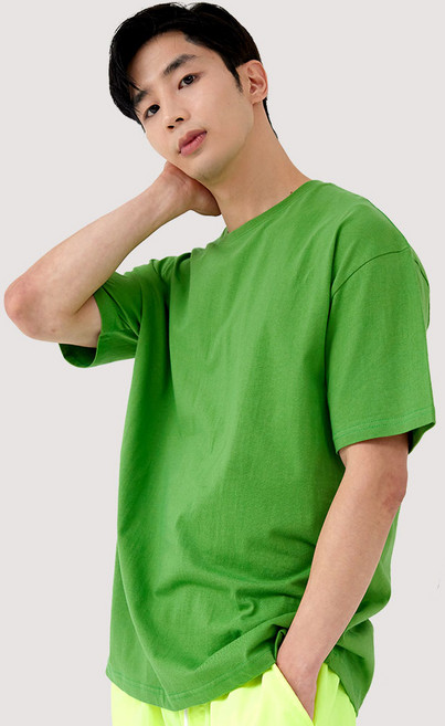 엘라모 무지 오버핏 반팔 티셔츠