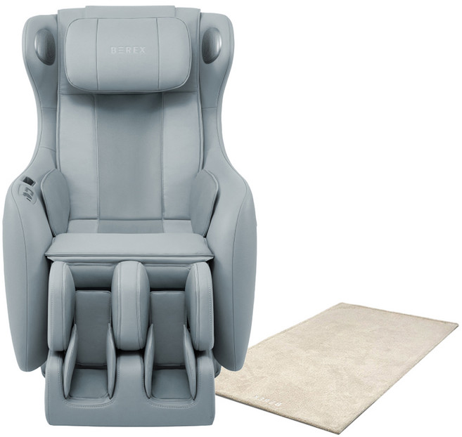 코웨이 비렉스 안마의자 마인플러스 + 러그 세트 방문설치, MC-B02, 아틱 그레이