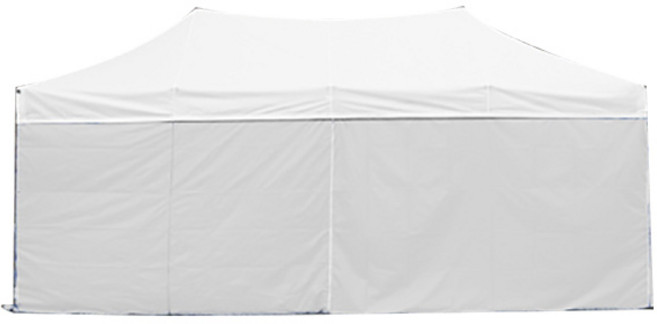 홍캐노피 스테인레스 프리미엄 캐노피 천막 민자 벽면 2.5 x 5 m, 백색, 1개