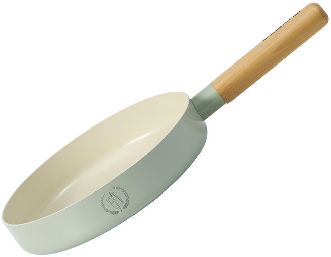 닥터하우스 인덕션 돌잔치 세라믹 프라이팬 그린 연필, 24cm, 1개