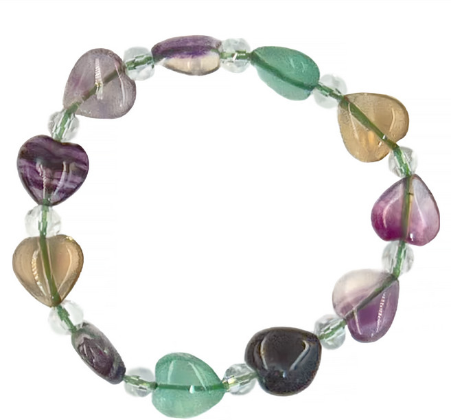 一見頃心 粉彩螢石手鍊