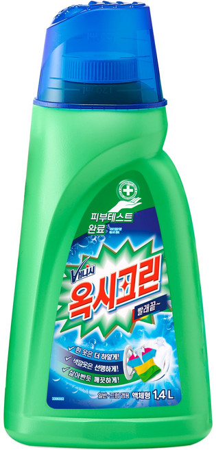 옥시크린 액체형 표백제, 1.4L, 1개