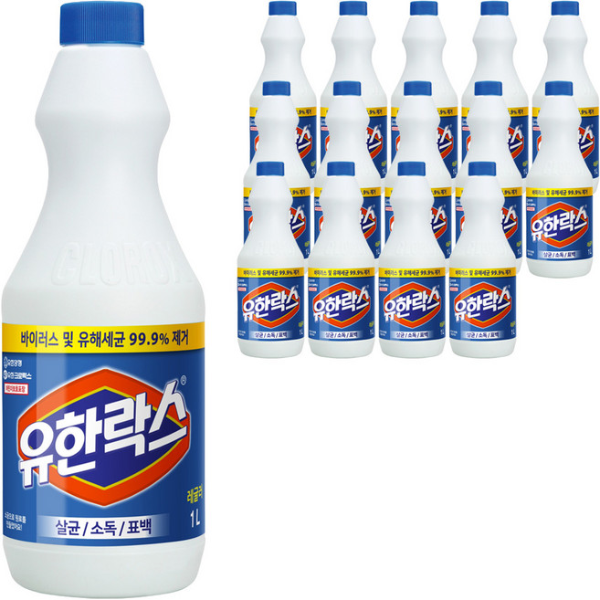 유한락스 레귤러, 1L, 15개