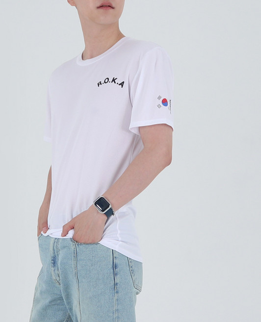 男女款ROKA短袖T恤, White