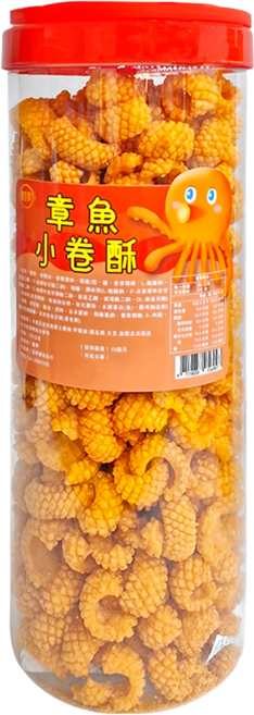 吉時饌 章魚小卷酥, 250g, 1罐