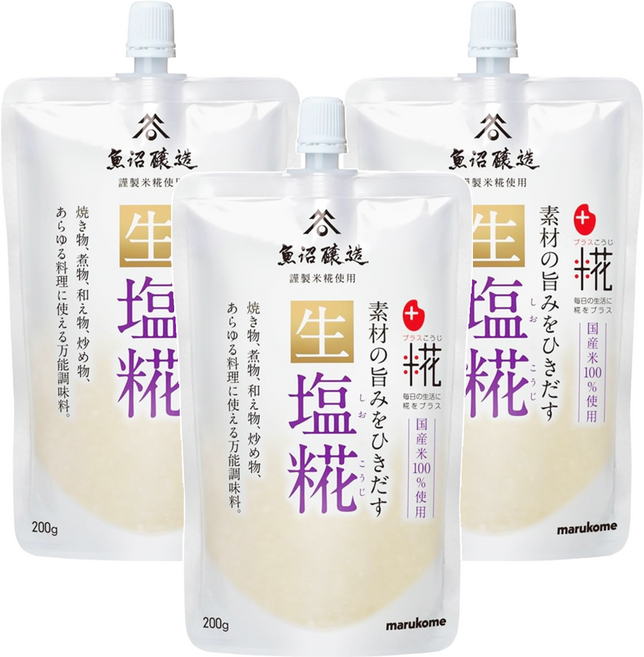 marukome 鹽麴, 200g, 3包