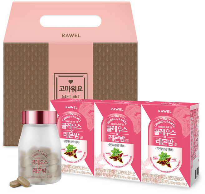 로엘 콜레우스 레몬밤정, 3개, 60정