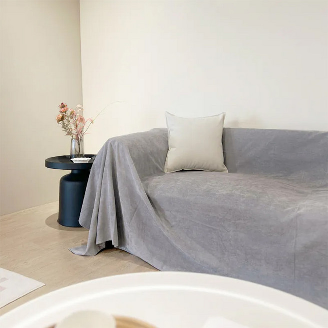 防水防貓抓沙發布, 優雅灰, 1個