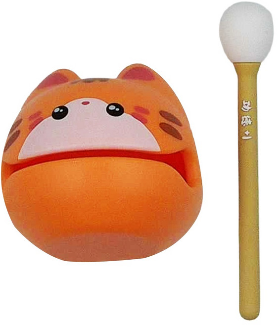 功德木魚 橘貓, 1個