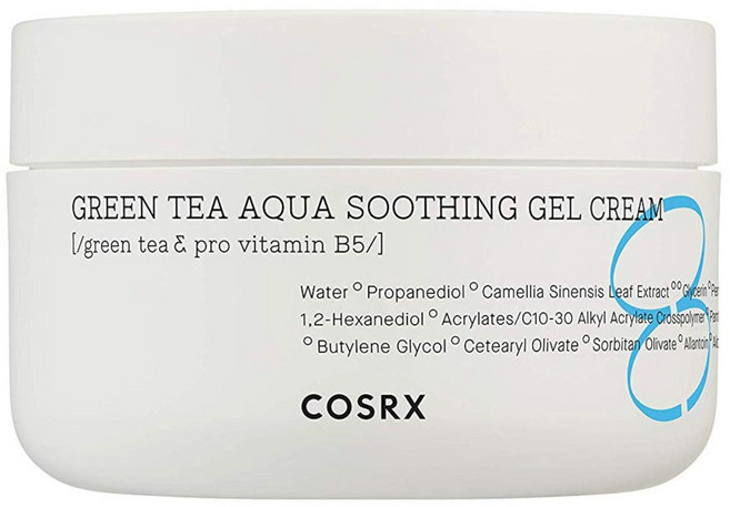 COSRX 台灣公司貨 綠茶水潤舒緩凝膠面霜, 50ml, 1件