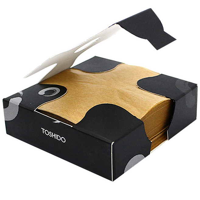 토시도 대용량 탁상용 브라운 마 기름종이, 1000매입, 1개