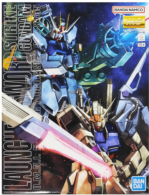 BANDAI 1/100 MG 攻擊鋼彈 重砲型 巨劍型 機動戰士 鋼彈SEED 組裝模型, 1盒