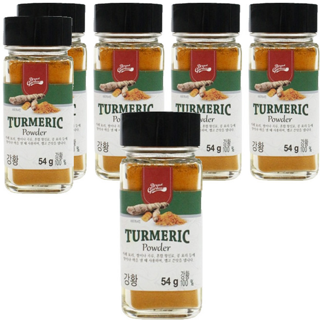 브레드가든 울금 강황 가루, 54g, 6개