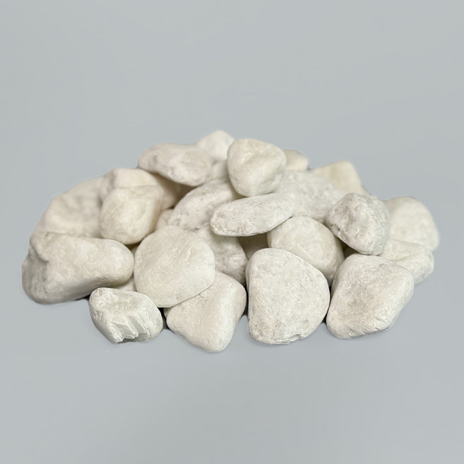 위드블럭 동글동글 해미석 자갈 화이트, 1개, 20kg