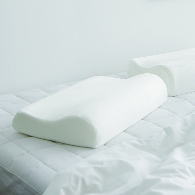 코멧 홈 극세사 3D 메모리폼 베개, 아이보리, 1개