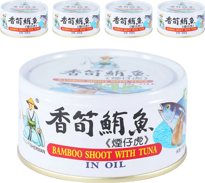同榮 香筍鮪魚 煙仔虎 170g, 5罐